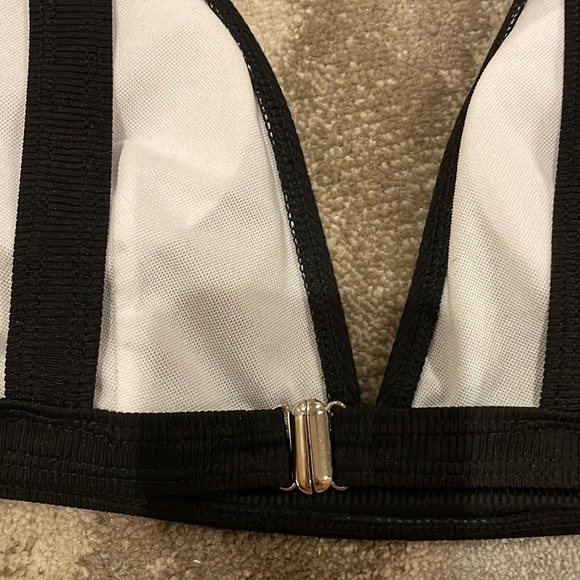 Waves Swim Black Ribbed High-Waist Bikini - Picture 7 of 8